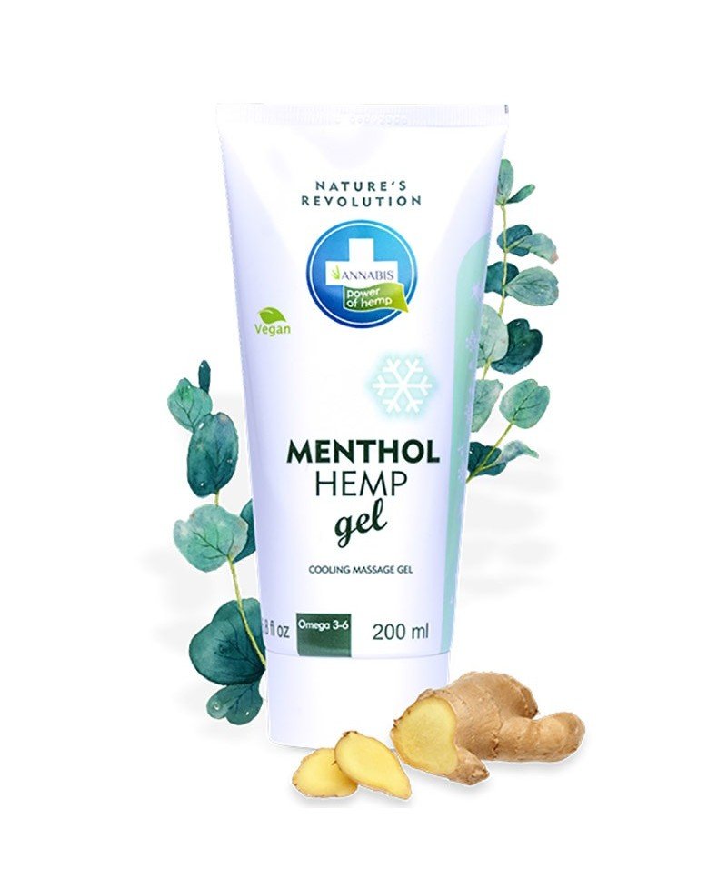 MENTHOL HEMP Gel à base de chanvre – Massage