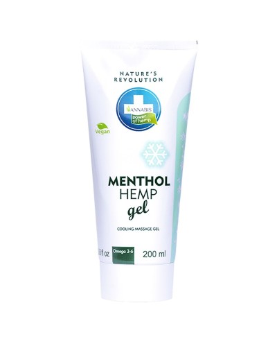 MENTHOL HEMP Gel auf Hanfbasis – Massage