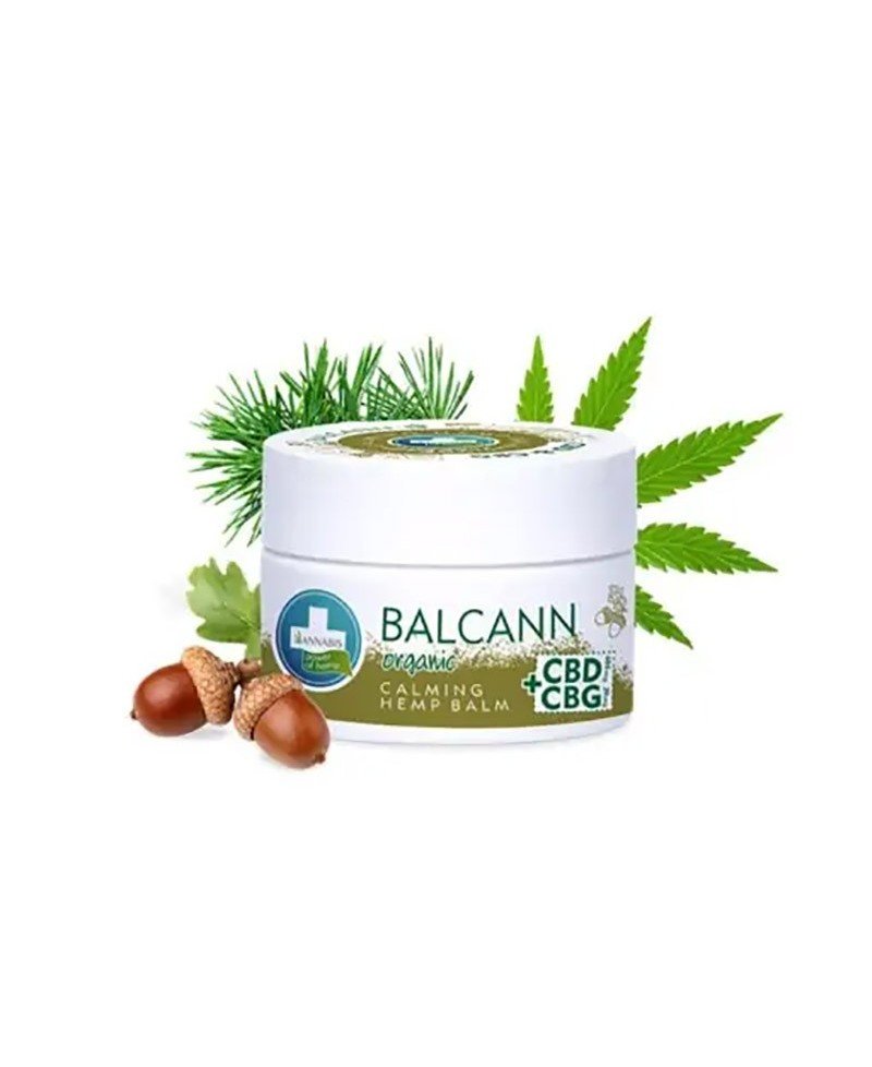 BALCANN Organic Balm + Oak Bark – CBD + CBG