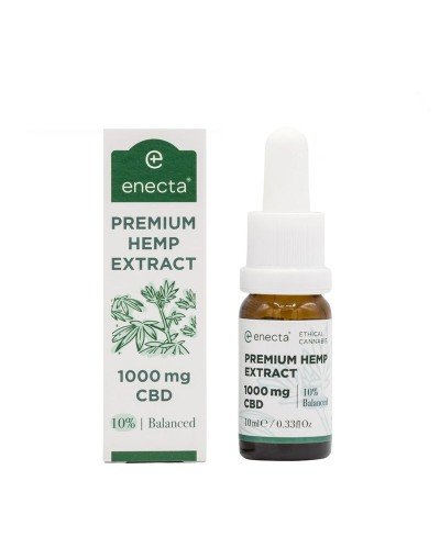 ACEITE 10% CBD Extracto de Cáñamo Premium - 1000mg - 10ml Enecta