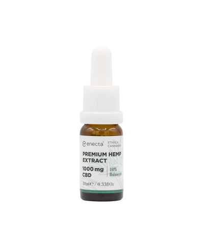 OIL 10% CBD Premium Hemp Extract - 1000mg - 10ml Enecta