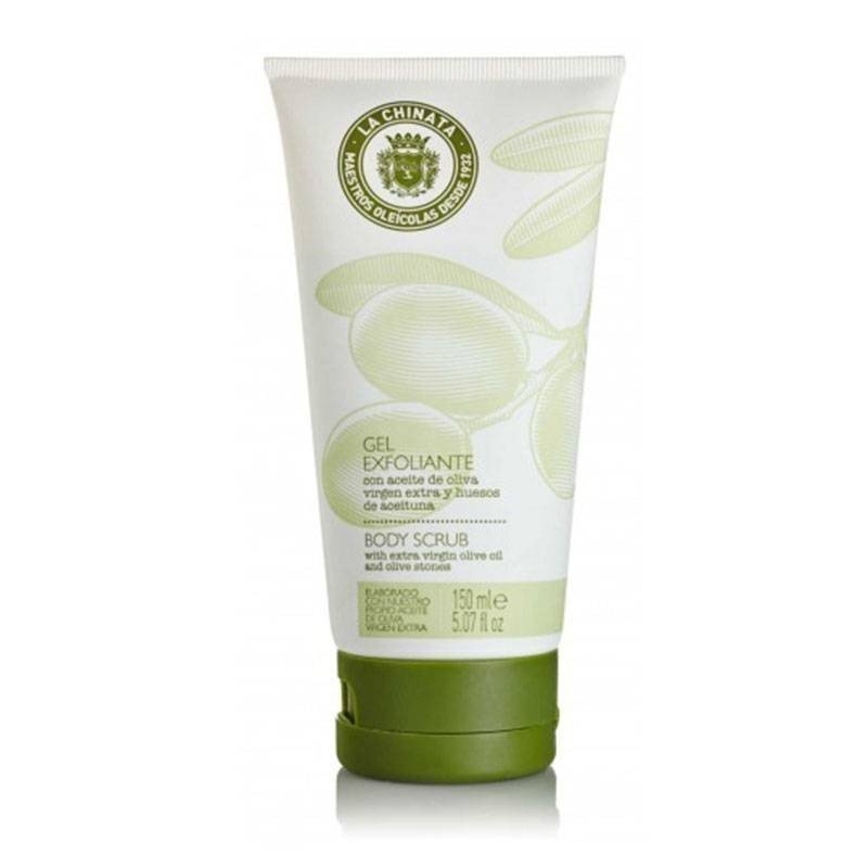 Gel exfoliante con Aceite de Oliva Virgen Extra y huesos de Aceituna Gel exfoliante con Aceite de Oliva Virgen Extra y huesos de Aceituna
